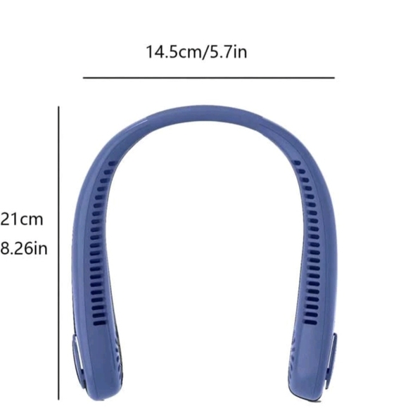 NEW Pink Rechargeable Neck Fan - Picture 4 of 9